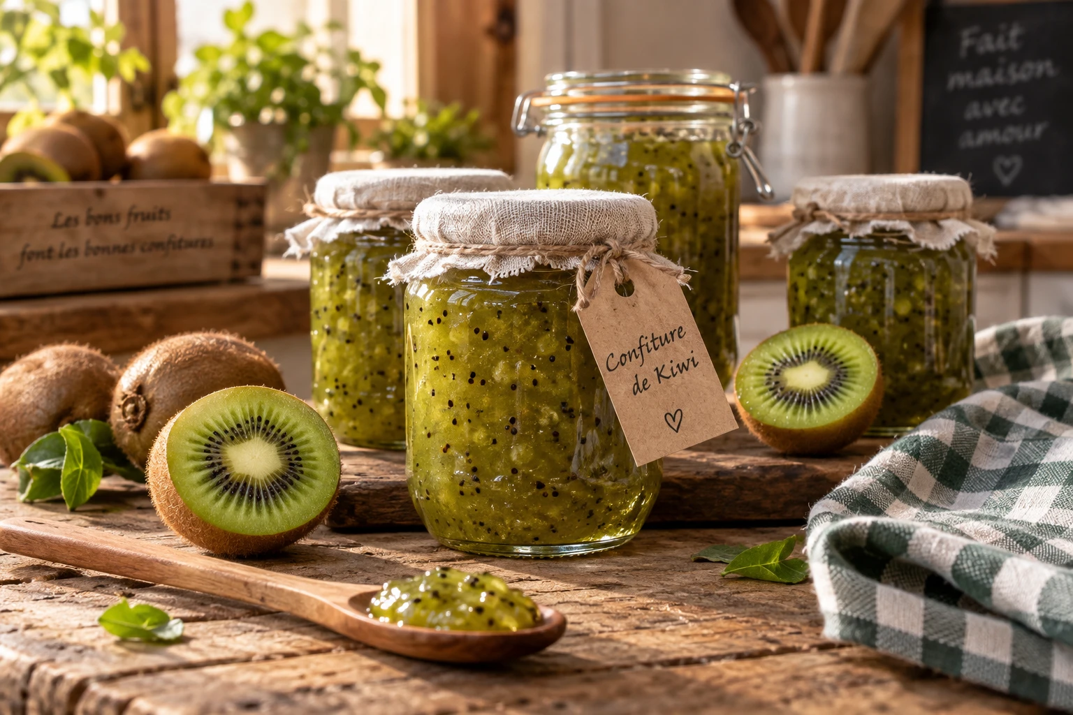 Confiture de kiwi : la recette de ma grand-mère
