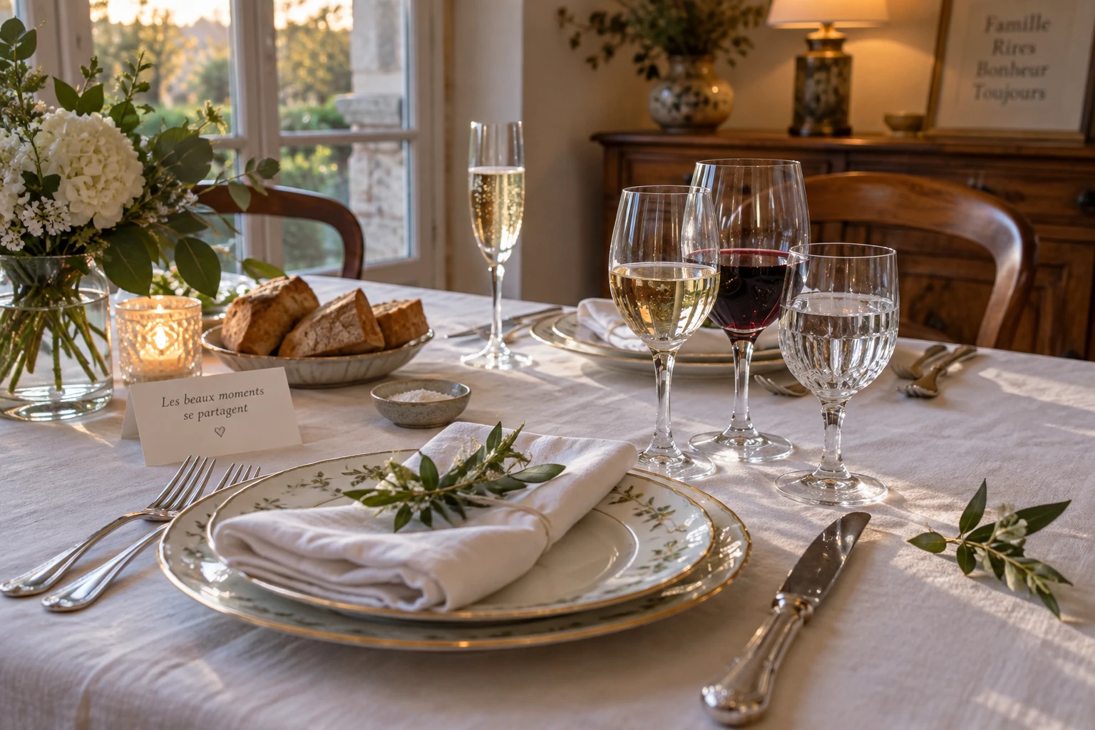 Disposition des verres sur table : le guide simple et pratique