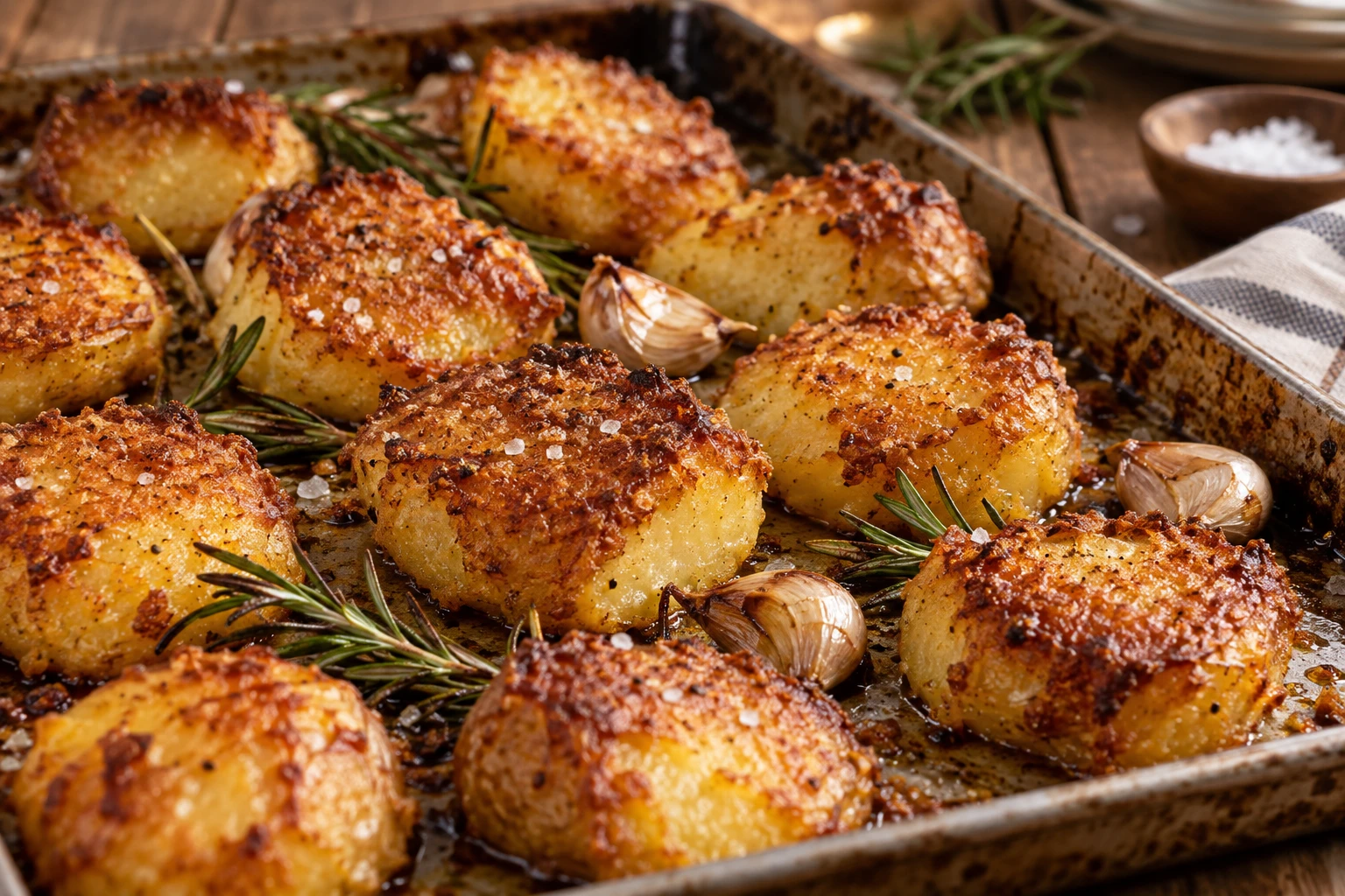 Pommes de terre au four croustillantes comme chez ma grand-mère
