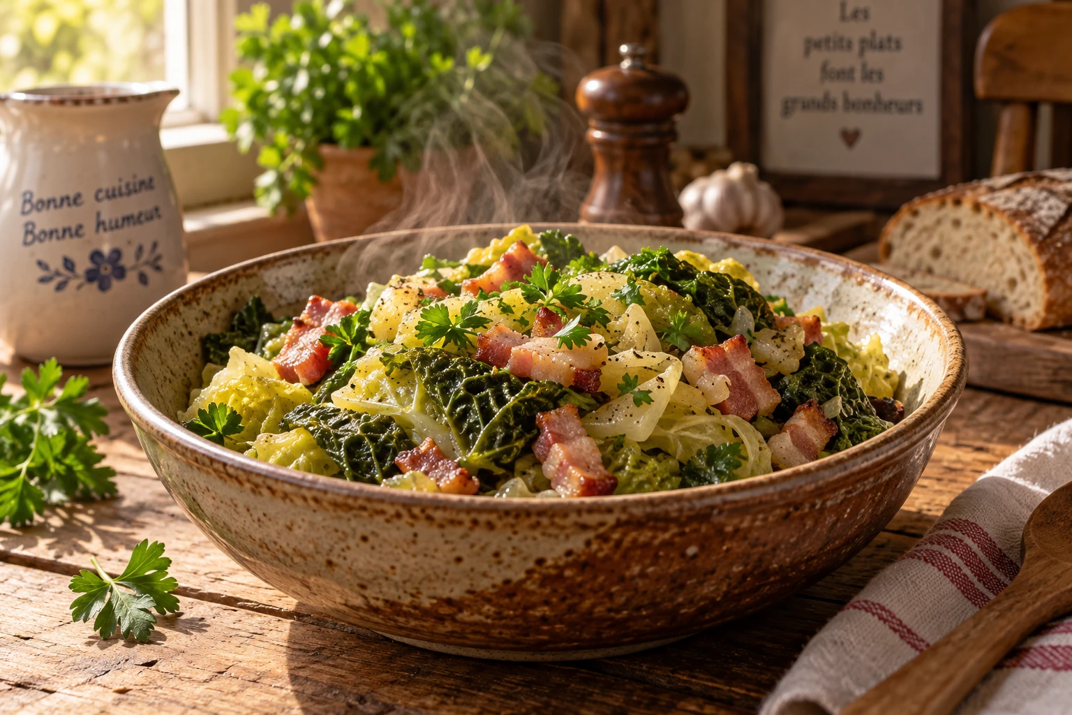 Recette chou vert Cookeo : braisé, potée et bolo