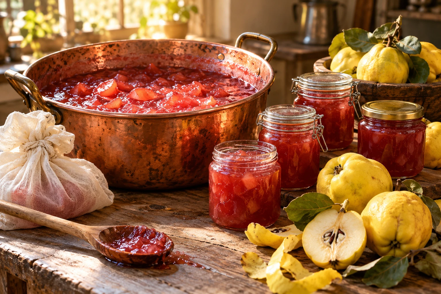 Confiture de coing : la recette de grand-mère, pas à pas