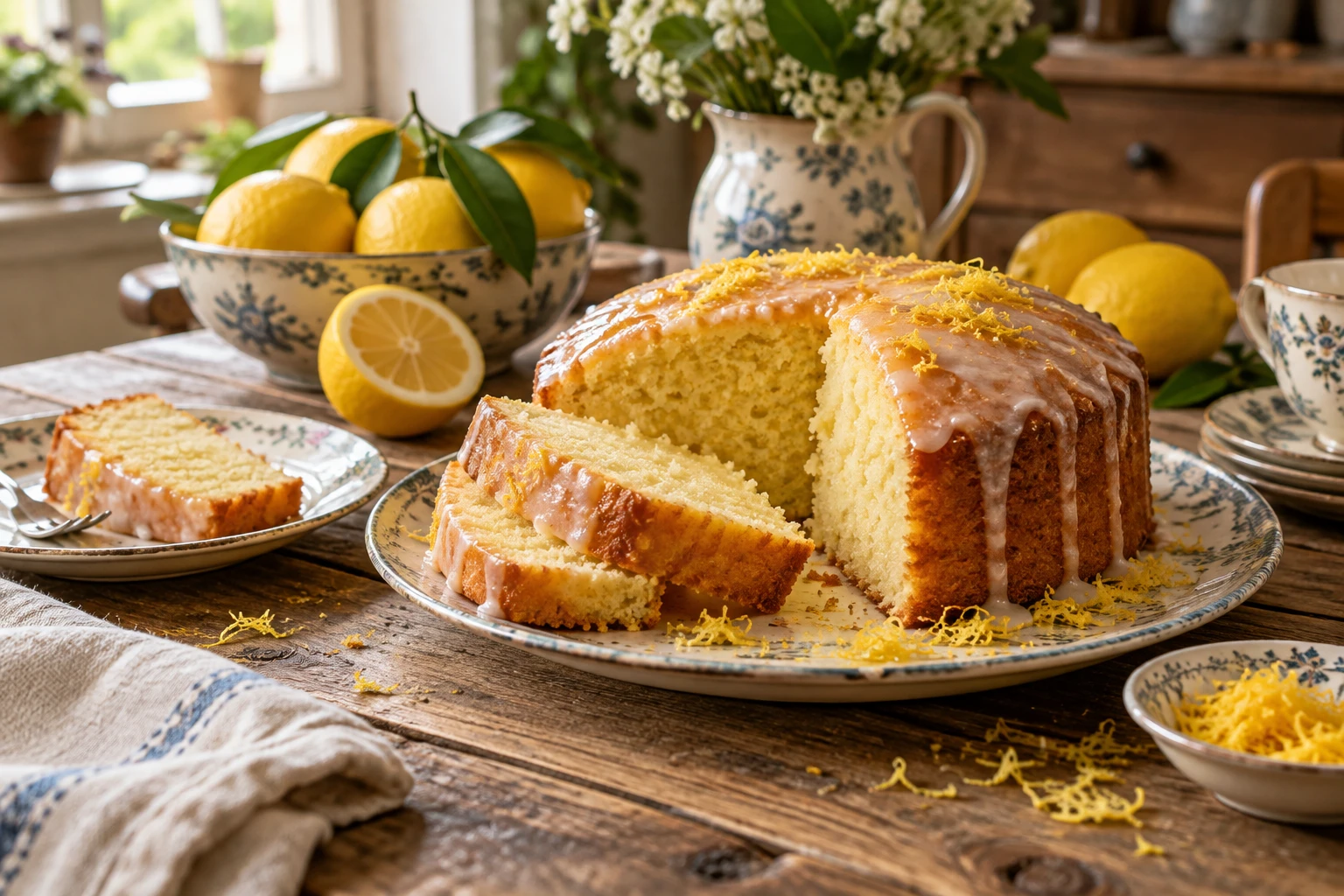 Le gâteau moelleux au citron de ma grand-mère