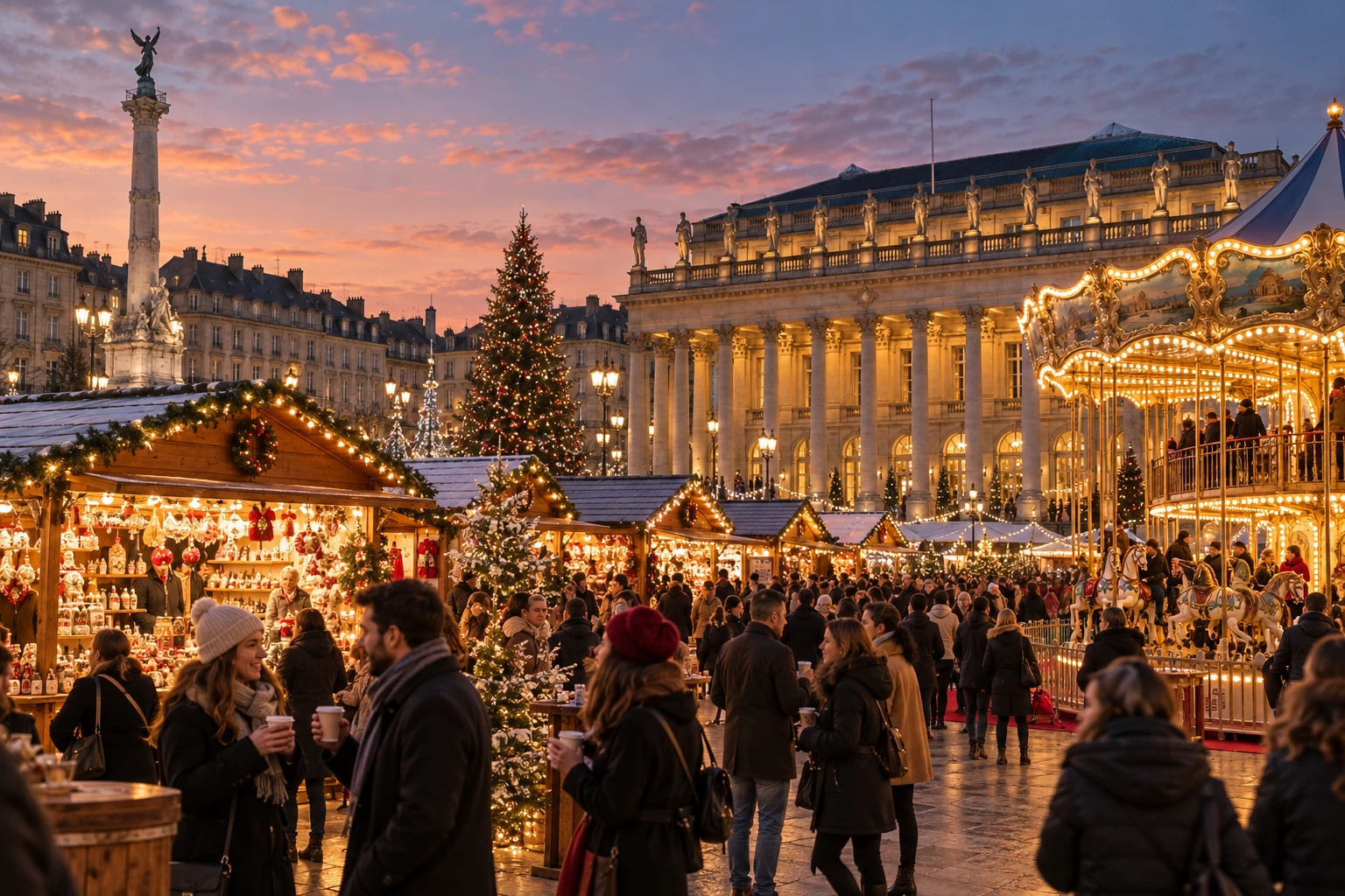 Marché de Noël de Bordeaux : dates, accès et bonnes adresses
