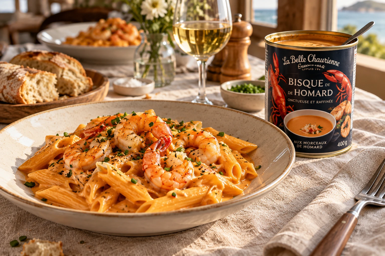 Recettes avec bisque de homard en boîte : mes idées faciles